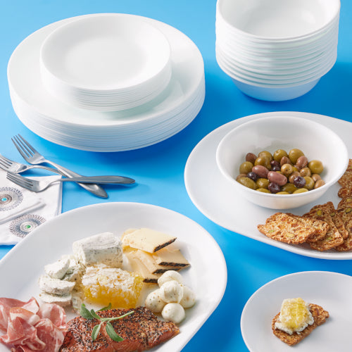 Corelle Winter Frost White 38-piece Dinnerware Set. Service for 12 - Image 3