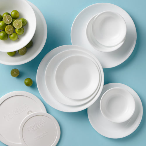 Corelle Winter Frost White 78-piece Dinnerware Set. Service for 12 - Image 3