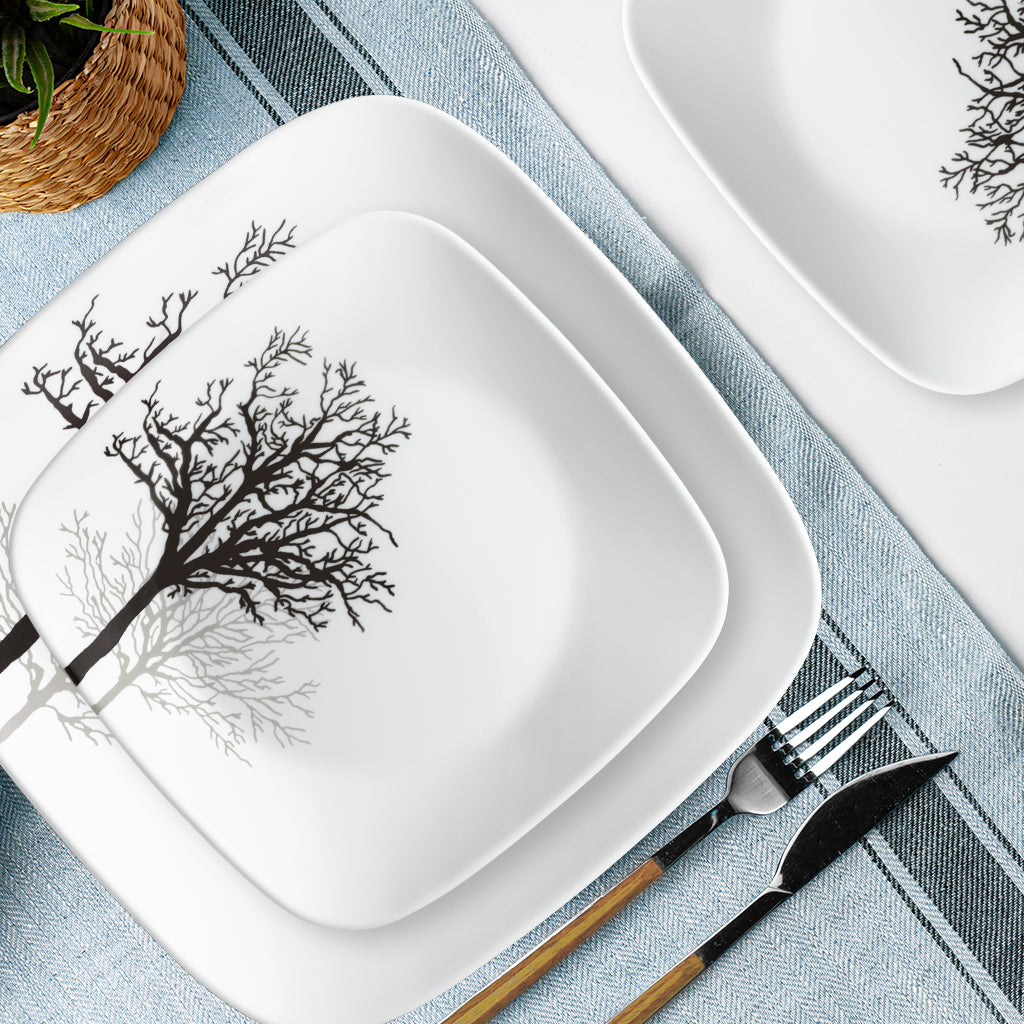 Corelle Timber Shadows 18-piece Dinnerware Set. Service for 6 - Image 7