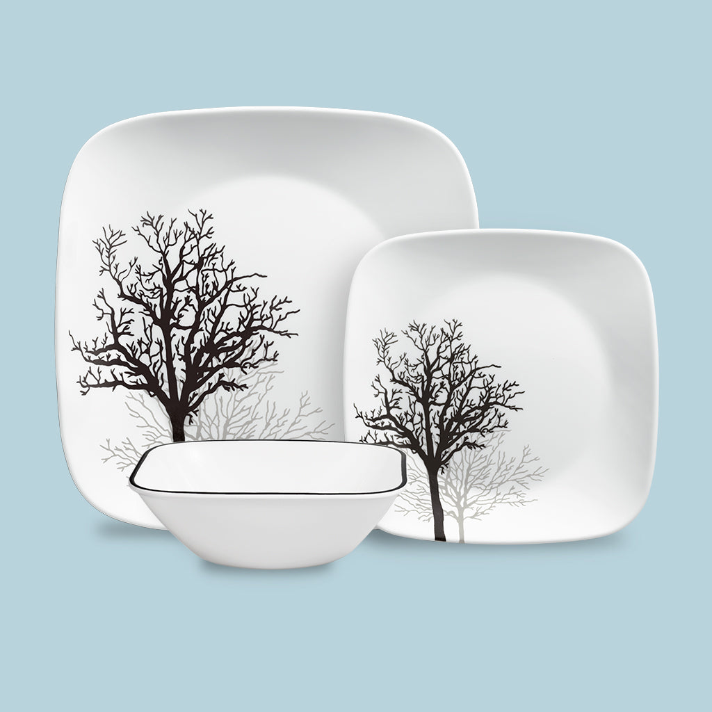 Corelle Timber Shadows 18-piece Dinnerware Set. Service for 6 - Image 6