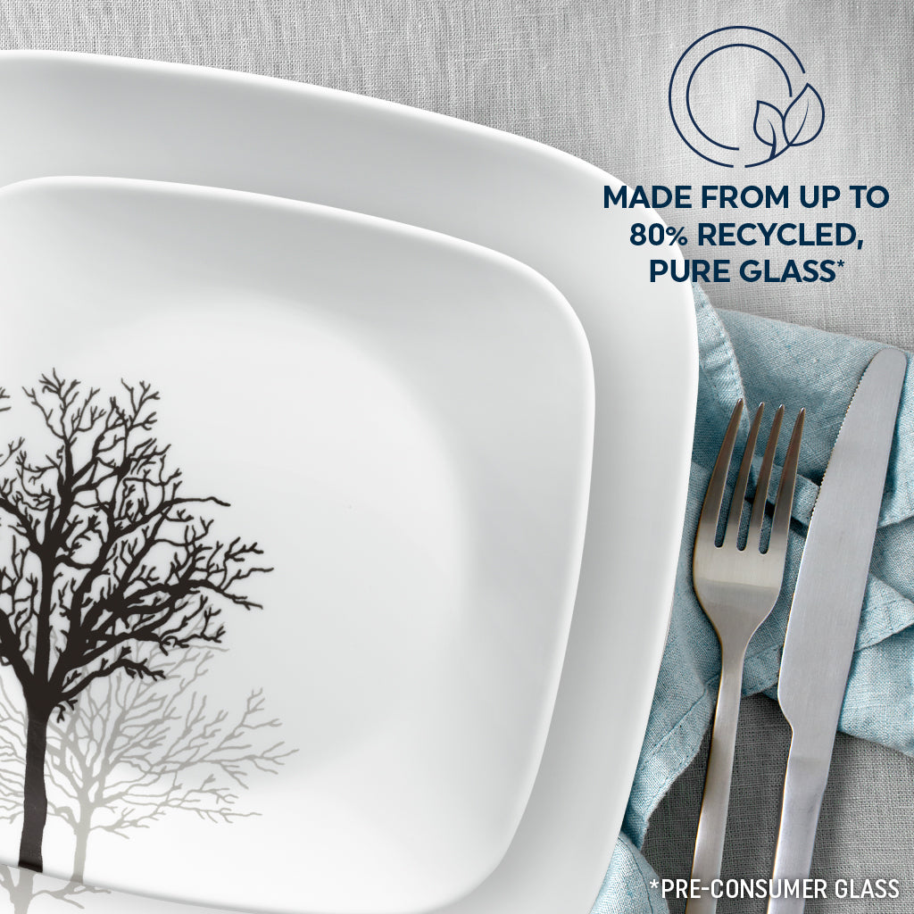 Corelle Timber Shadows 18-piece Dinnerware Set. Service for 6 - Image 5