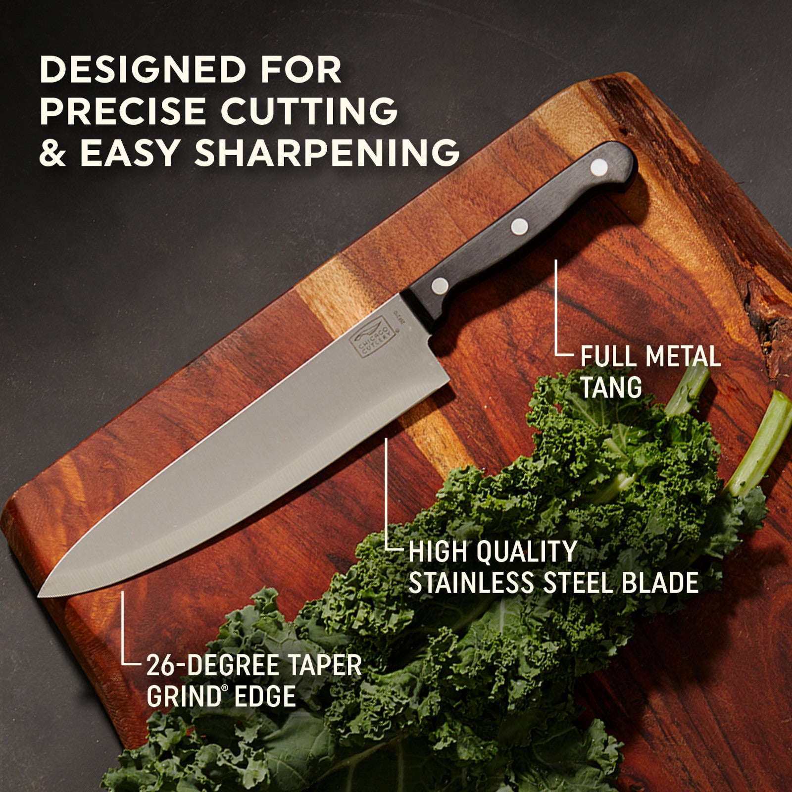 Chicago Cutlery Essentials 3-piece Knife Set - Image 2