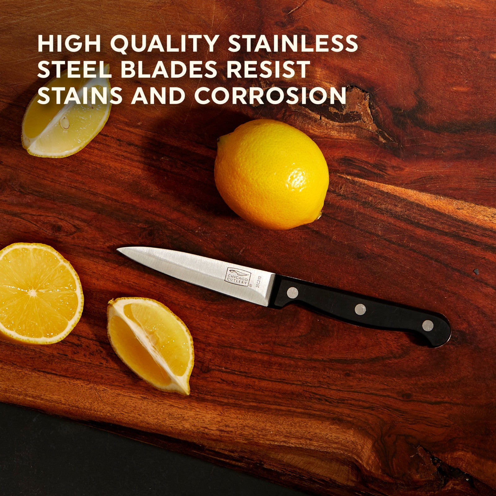 Chicago Cutlery Essentials 3-piece Knife Set - Image 4