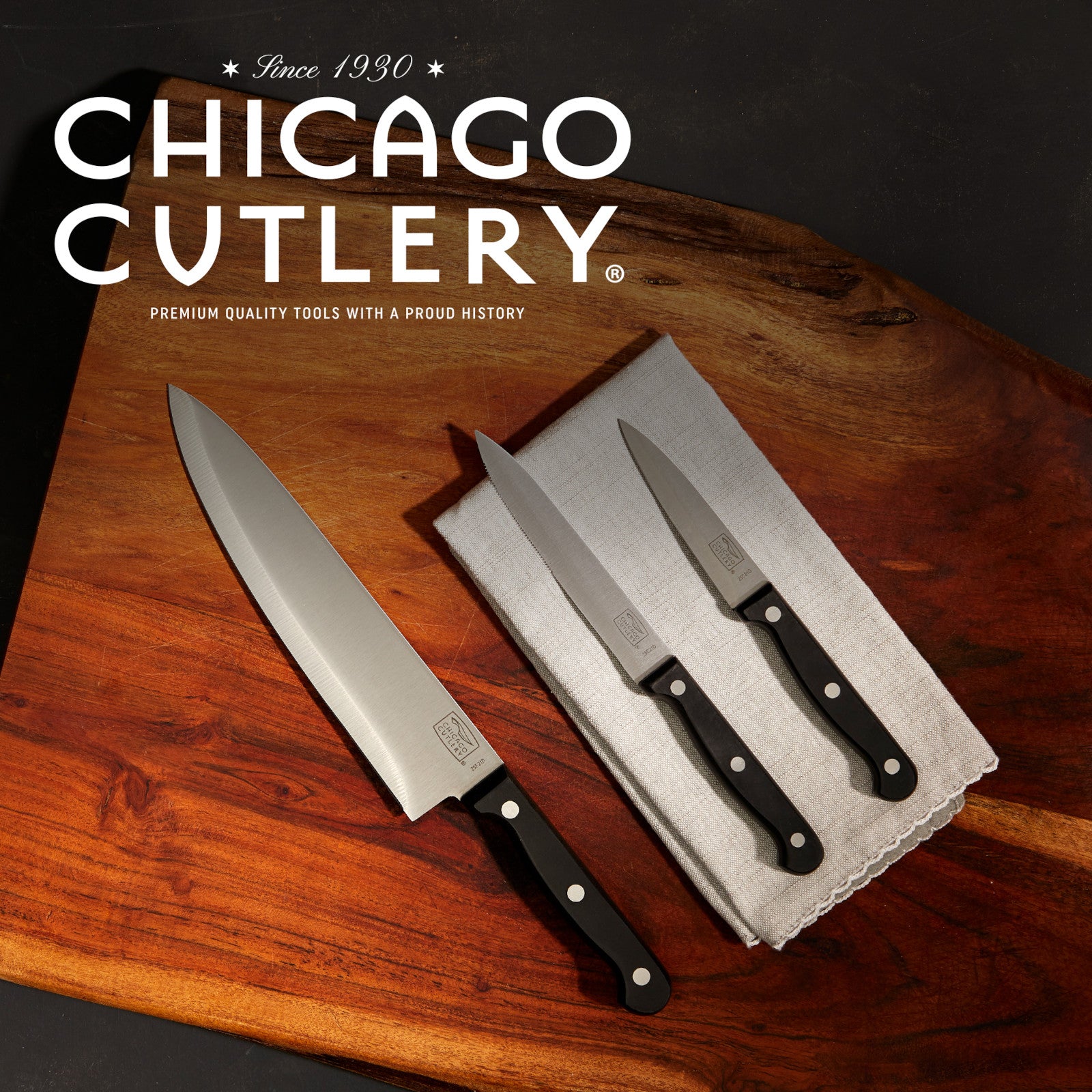 Chicago Cutlery Essentials 3-piece Knife Set - Image 5
