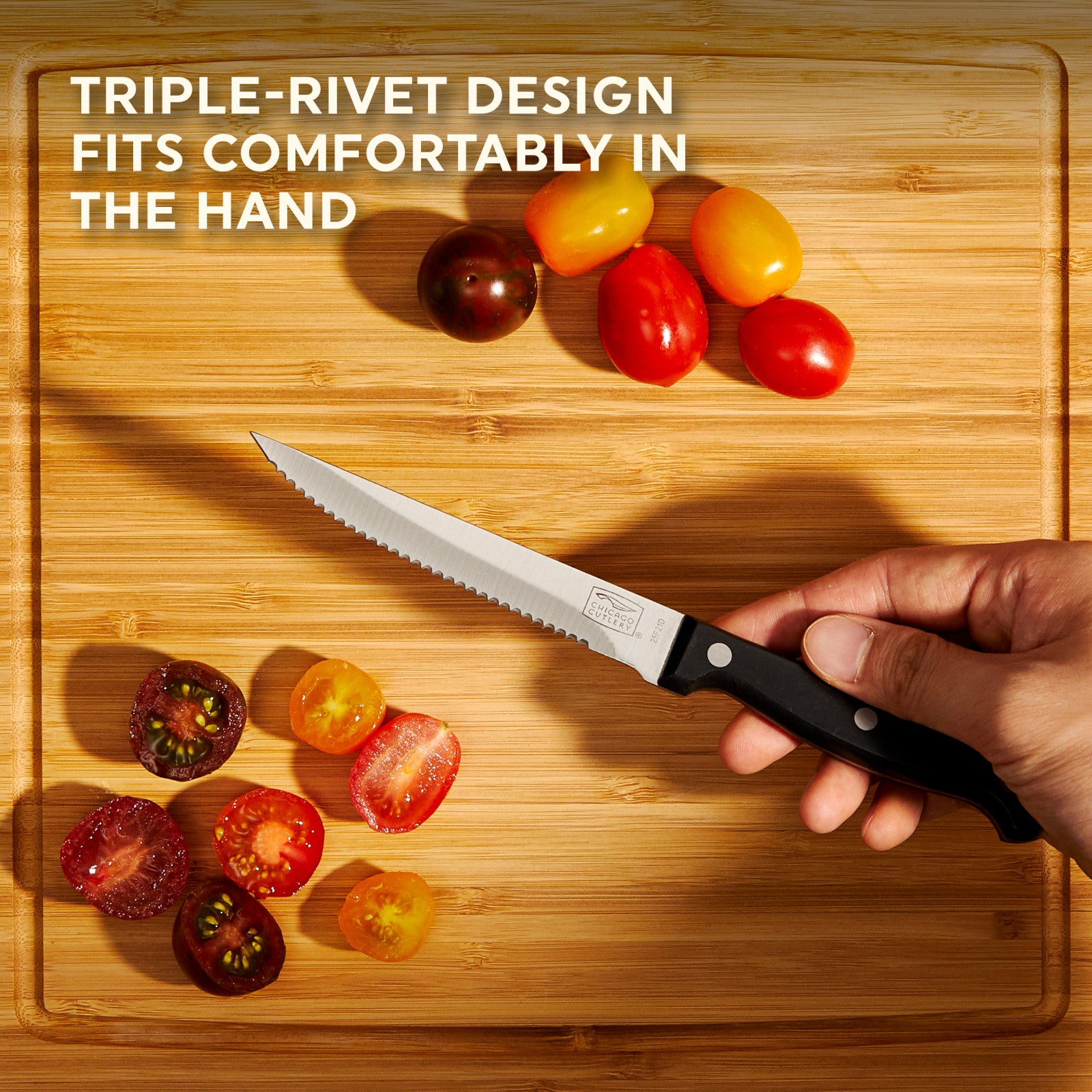 Chicago Cutlery Essentials 4-piece Steak Knife Set - Image 3