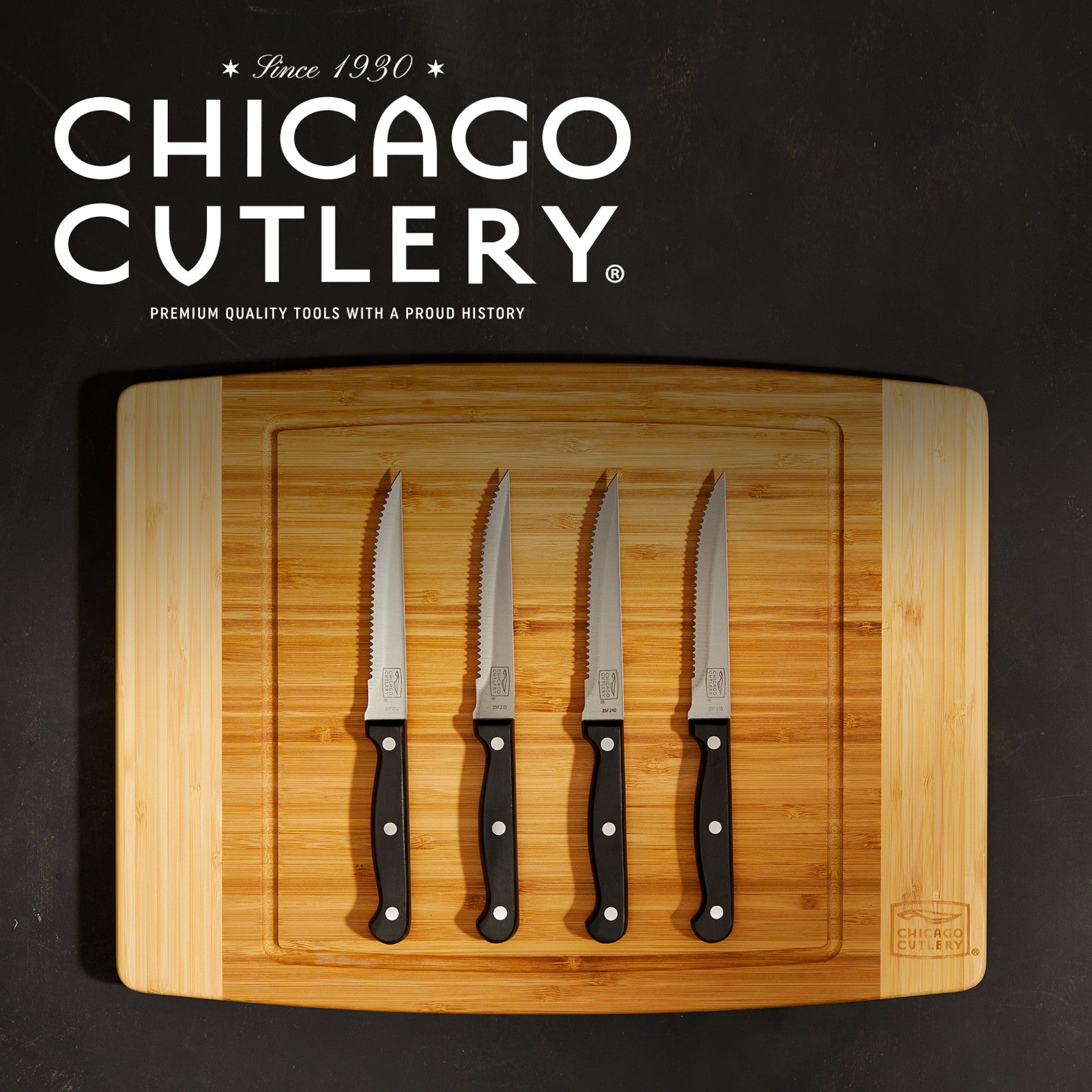 Chicago Cutlery Essentials 4-piece Steak Knife Set - Image 2