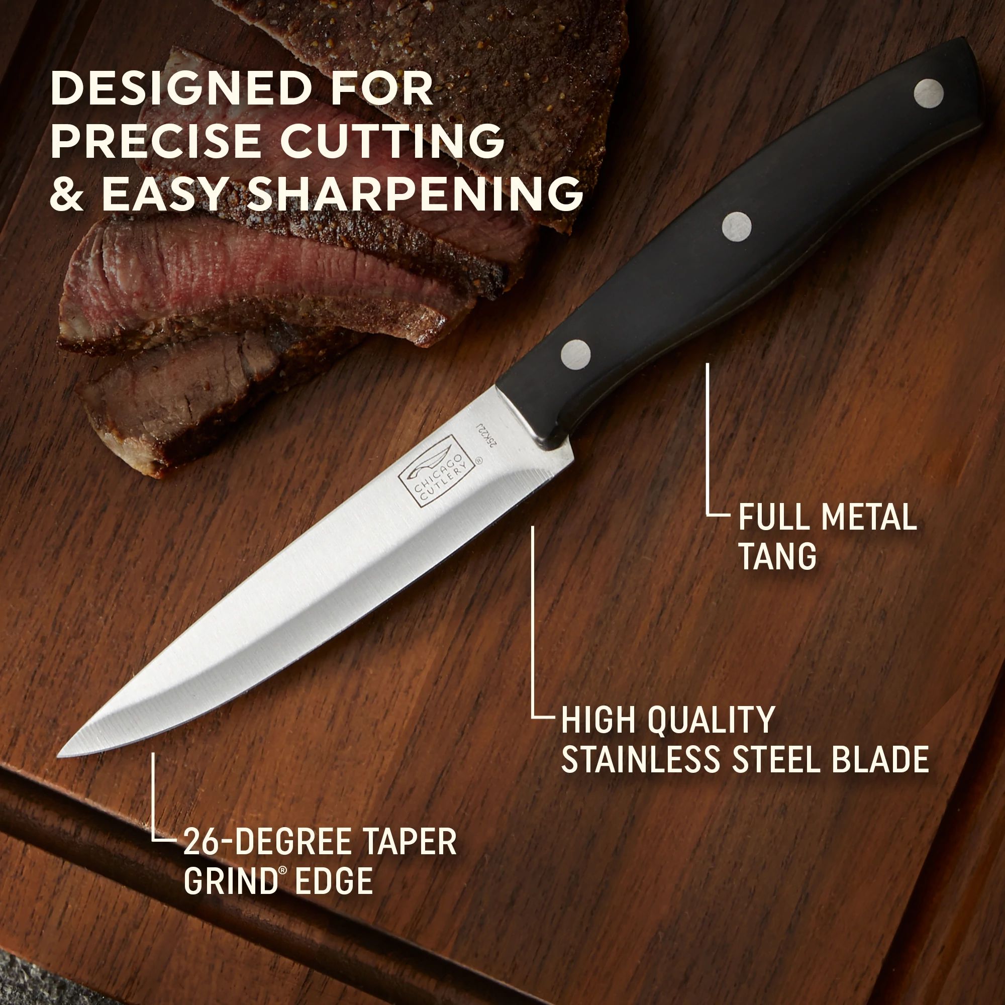 Chicago Cutlery Ellsworth 4-piece Steak Knife Set - Image 2