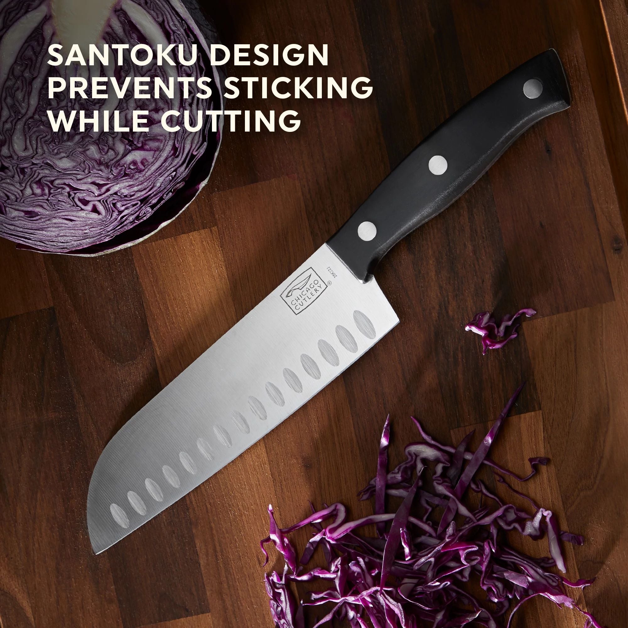 Chicago Cutlery Ellsworth 2-piece Santoku Knife - Image 4