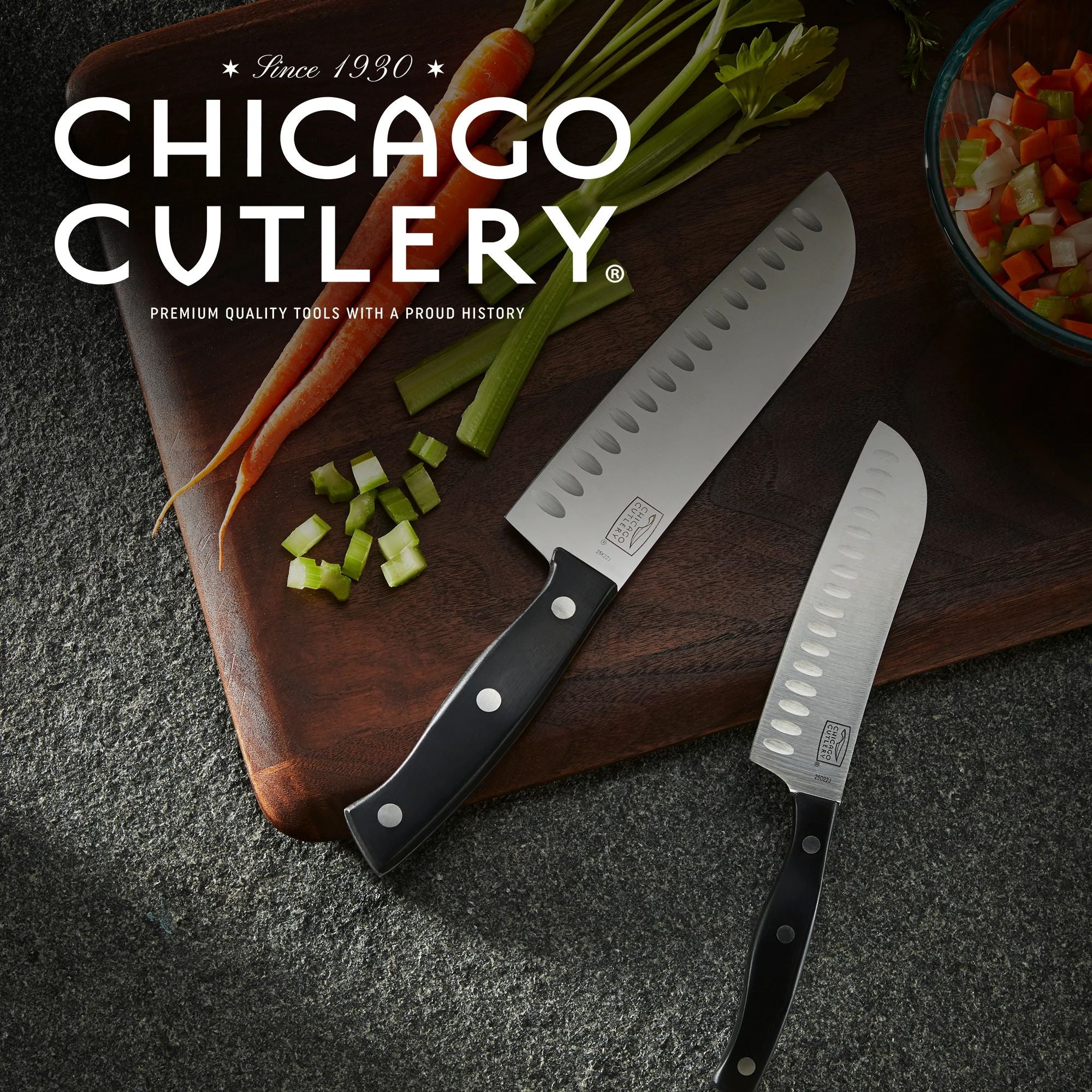 Chicago Cutlery Ellsworth 2-piece Santoku Knife - Image 5