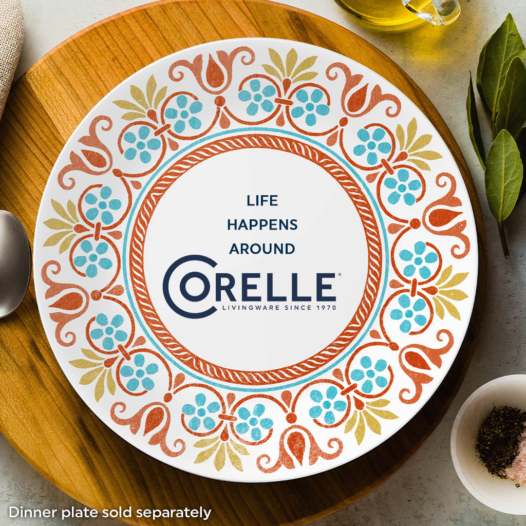 Corelle Global Collection Terracotta Dreams 10.25 Dinner Plates. 4-pack - Image 7