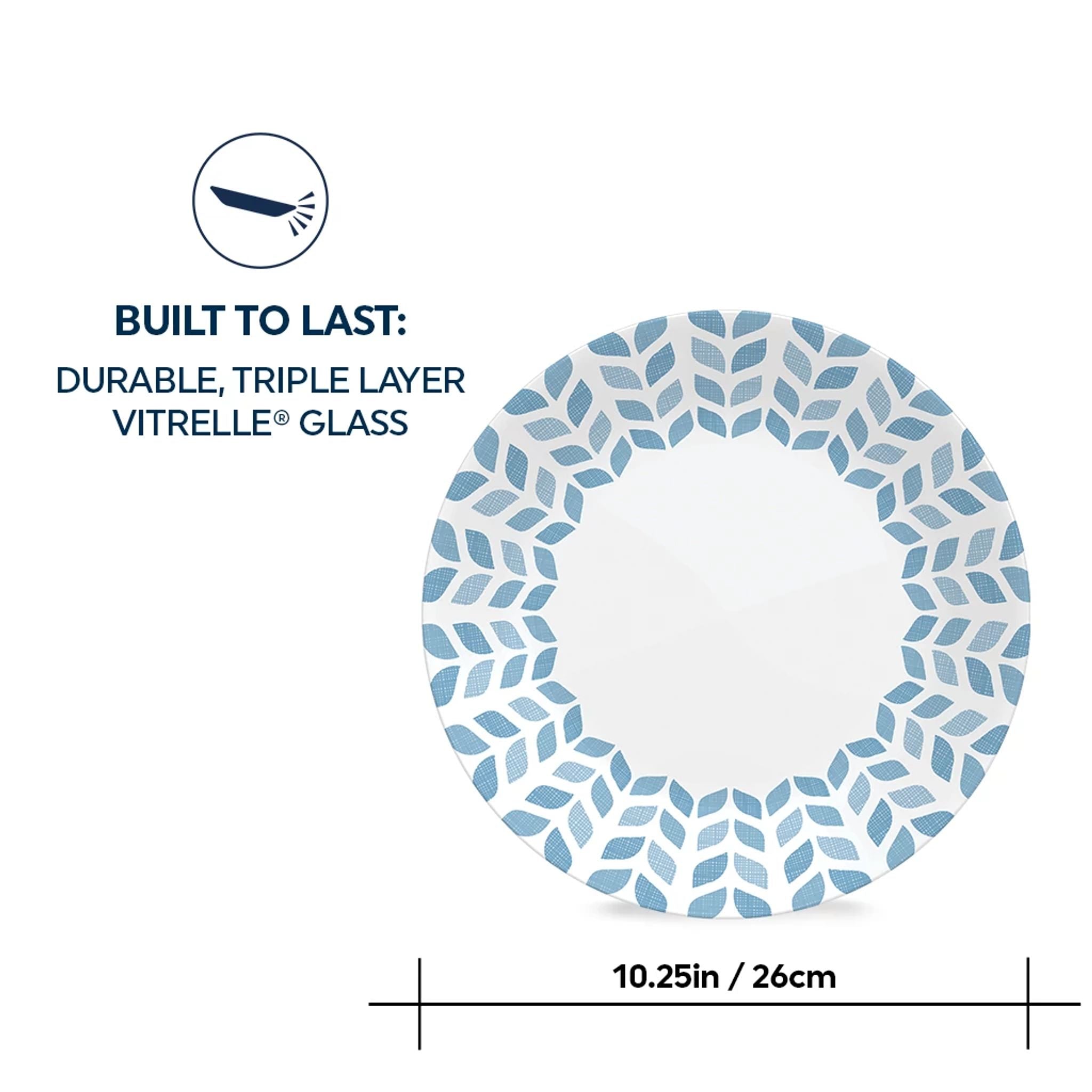 Corelle Global Collection Northern Pines 10.25 Dinner Plates. 6-pack - Image 4