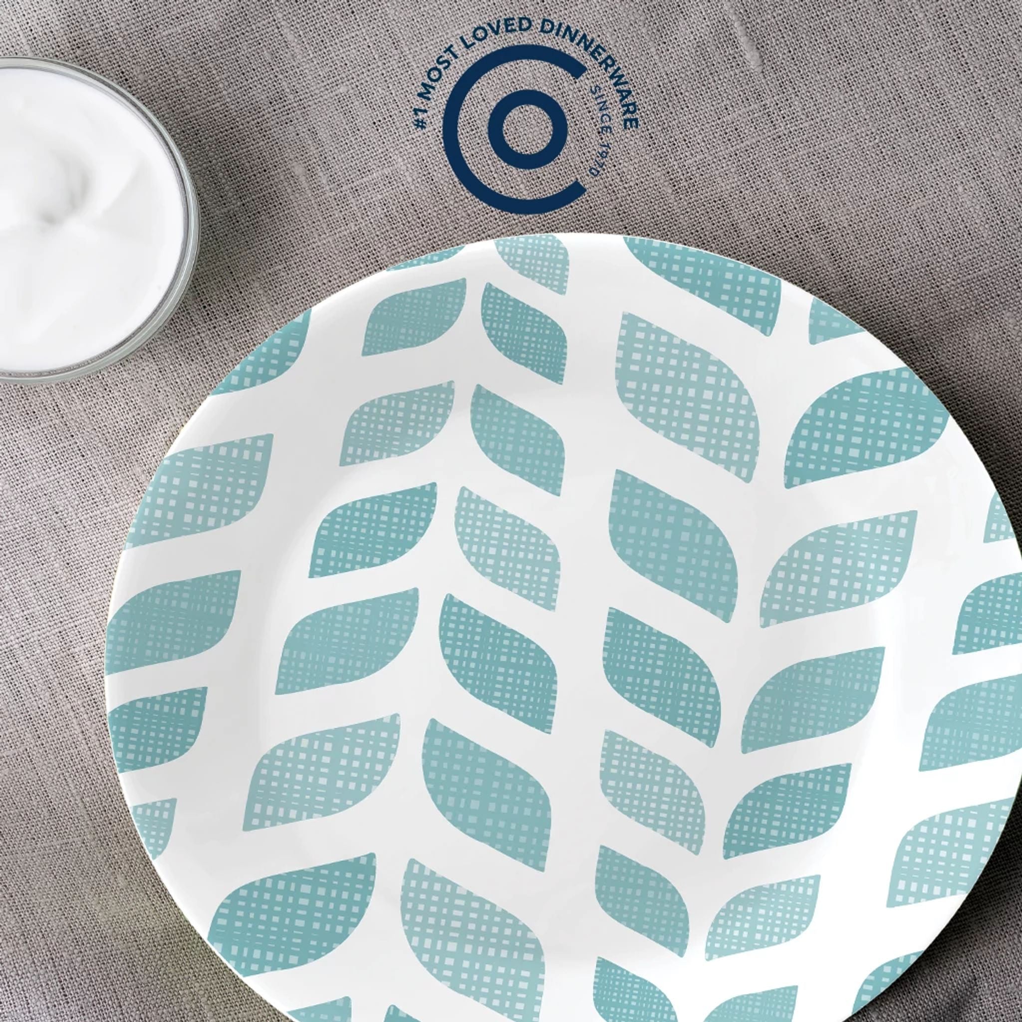 Corelle Global Collection Northern Pines 6.75 Appetizer Plates. 6-pack - Image 2