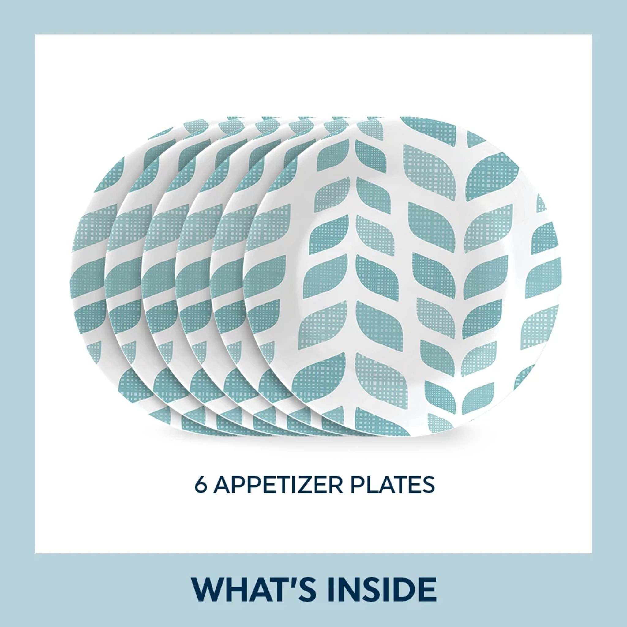 Corelle Global Collection Northern Pines 6.75 Appetizer Plates. 6-pack - Image 6