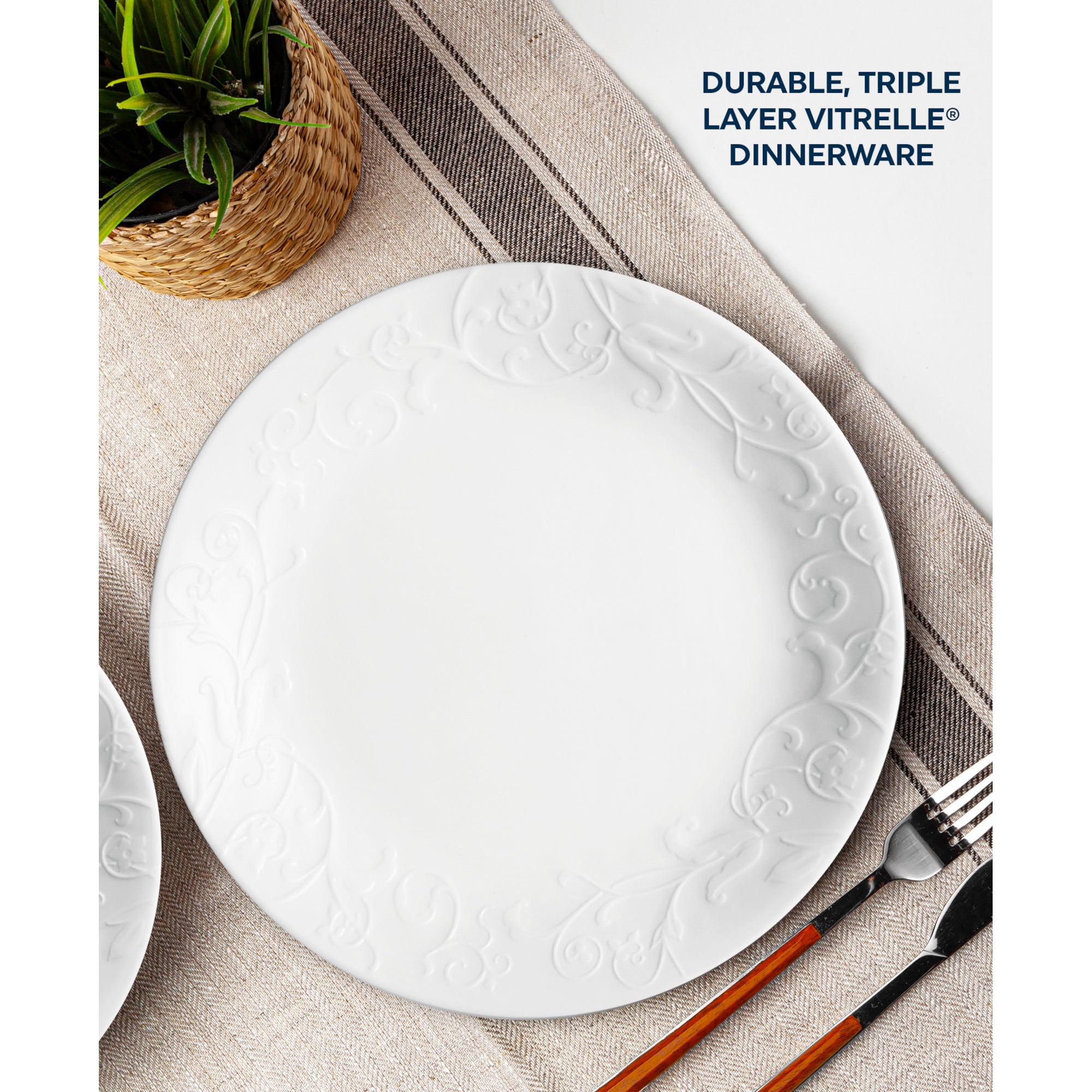 Corelle Bella Faenza 18-piece Dinnerware Set. Service for 6 - Image 4