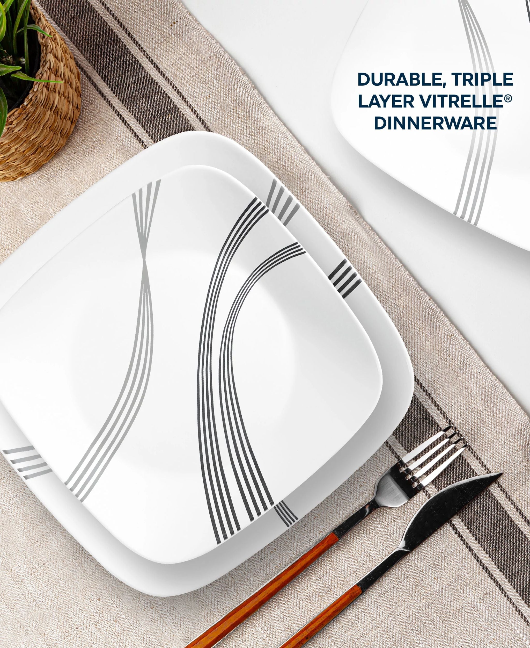 Corelle Urban Arc 16-piece Dinnerware Set. Service for 4 - Image 3