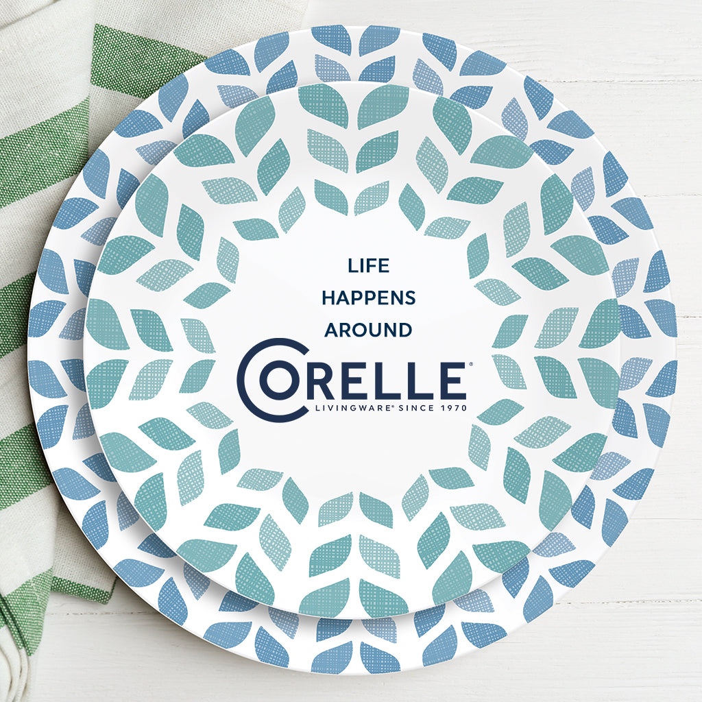 Corelle Global Collection Northern Pines 12-piece Dinnerware Set. Service for 4 - Image 7