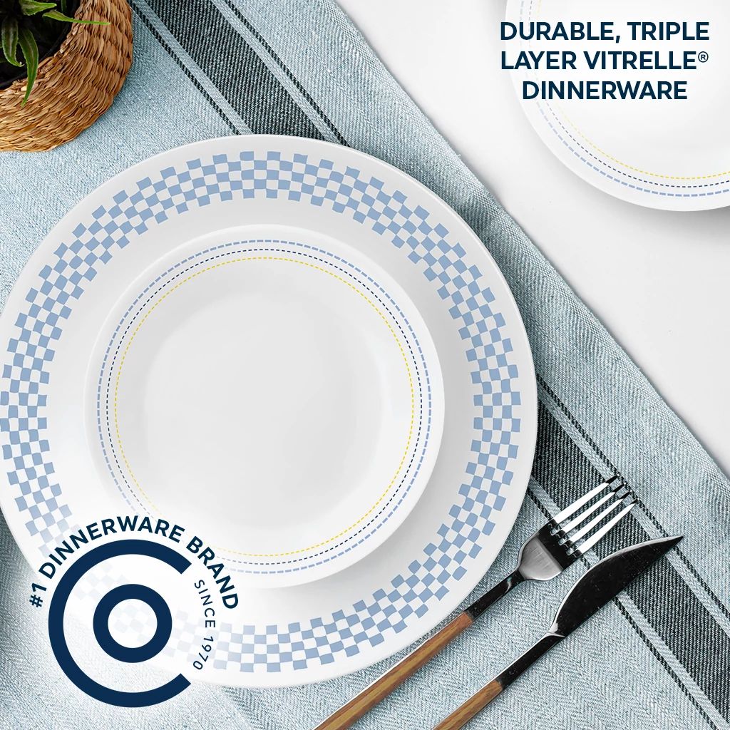 Corelle Amelia 12-piece Dinnerware Set. Service for 4 - Image 3
