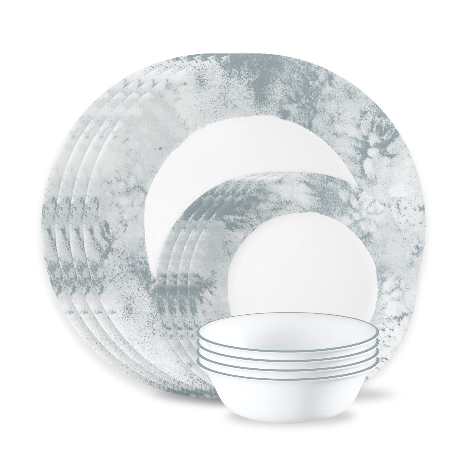 Corelle Salt Wash 12-piece Dinnerware Set. Service for 4