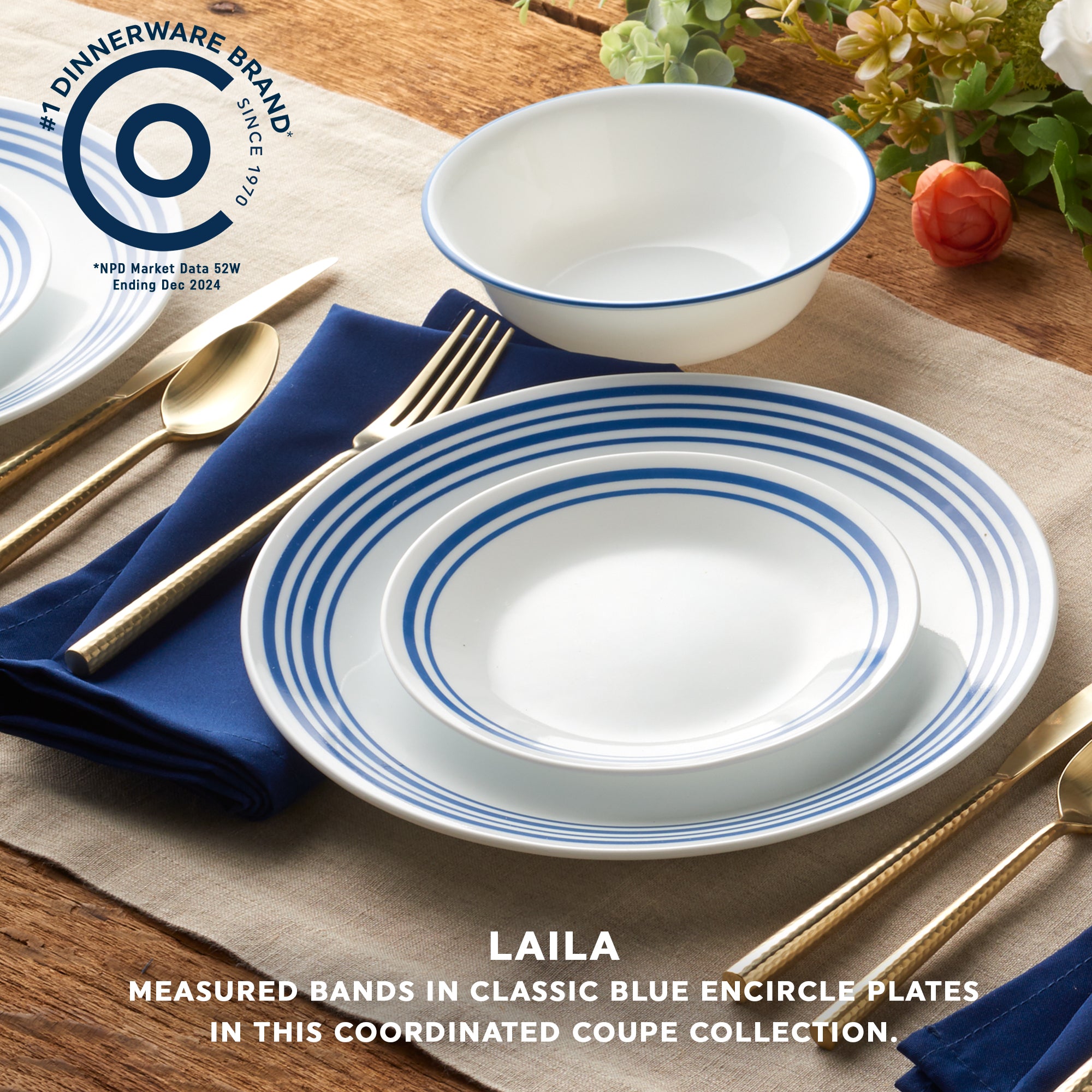 Corelle Laila 18-piece Dinnerware Set. Service for 6 - Image 3