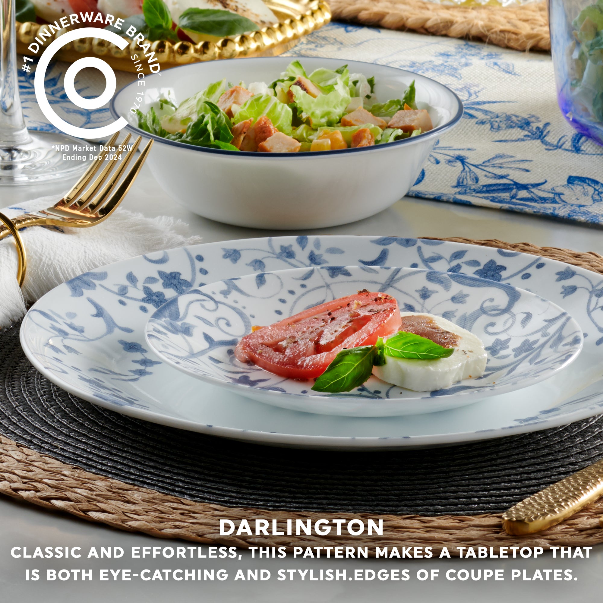 Corelle Darlington 18-piece Dinnerware Set. Service for 6 - Image 8